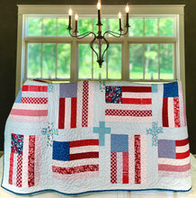 Load image into Gallery viewer, God and Country Quilt Kit