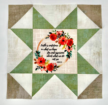 Load image into Gallery viewer, 6" Bible Verse Fabric Panel