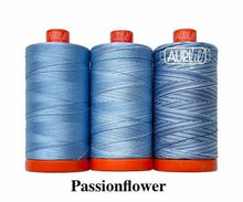 Load image into Gallery viewer, Aurifil Thread 2022 Color Builder 50wt 3 Piece Large Spool Set - Lots of Color Options - Easy Piecy Quilts