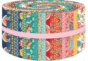Betsy's Sewing Kit Fabric Collection by Poppie Cotton - Easy Piecy Quilts