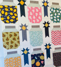 Load image into Gallery viewer, Blue Ribbon Preserves Quilt Pattern Paper Print Version - Easy Piecy Quilts