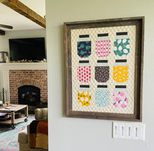 Load image into Gallery viewer, Canning is My Jam Digital Pattern - Quilted Wall Art - Easy Piecy Quilts
