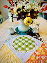 Load image into Gallery viewer, "Easy as Pie" Quilted Table Runner Pattern Paper Print Version - Easy Piecy Quilts
