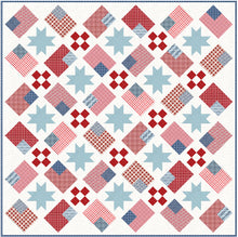 Load image into Gallery viewer, Farmhouse Flags Quilt Kit - Easy Piecy Quilts