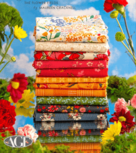 Load image into Gallery viewer, Flower Fields - Fat Quarters by Art Gallery Fabrics - Easy Piecy Quilts