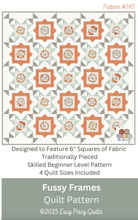 Load image into Gallery viewer, Fussy Frames Fabric Quilt Kit - Easy Piecy Quilts