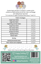 Load image into Gallery viewer, Guardian Angels Quilt Pattern, Paper Print Version Mailed - Easy Piecy Quilts