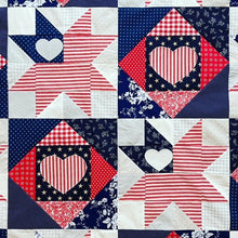Load image into Gallery viewer, Love of Liberty Quilt Pattern - Paper Print Version, Mailed - Easy Piecy Quilts