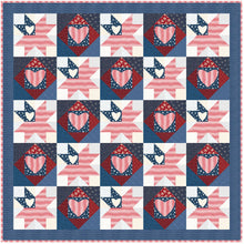 Load image into Gallery viewer, Love of Liberty Quilt Pattern - Paper Print Version, Mailed - Easy Piecy Quilts