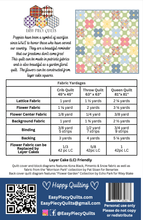 Load image into Gallery viewer, Poppy Quilt Pattern - Paper Print Version, Mailed - Easy Piecy Quilts