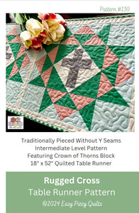 Rugged Cross Pattern Set - Easy Piecy Quilts