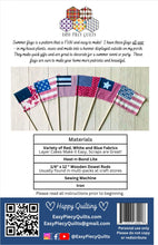 Load image into Gallery viewer, Summer Flags Sewing Pattern - Paper Print Pattern, Mailed - Easy Piecy Quilts