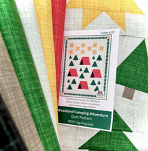 Load image into Gallery viewer, Woodland Camping Adventure Quilt Kit - Easy Piecy Quilts