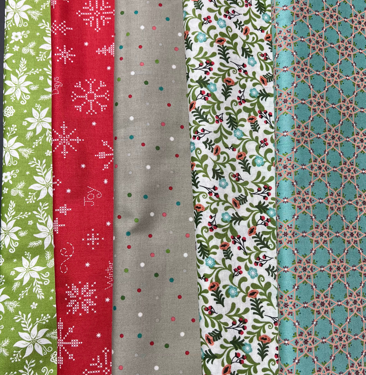 Fat Quarter Bundle-Warm Wishes Fat Quarter Bundle-Fabric Bundle-Christmas Fabric-Christmas Bundle-Simple Simon Fabric-100% cotton store