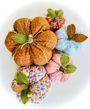 Load image into Gallery viewer, Quilted Pumpkins and Topiary Pattern - Print Paper Version
