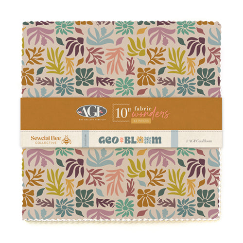 Geo Bloom Collection, 10" Squares