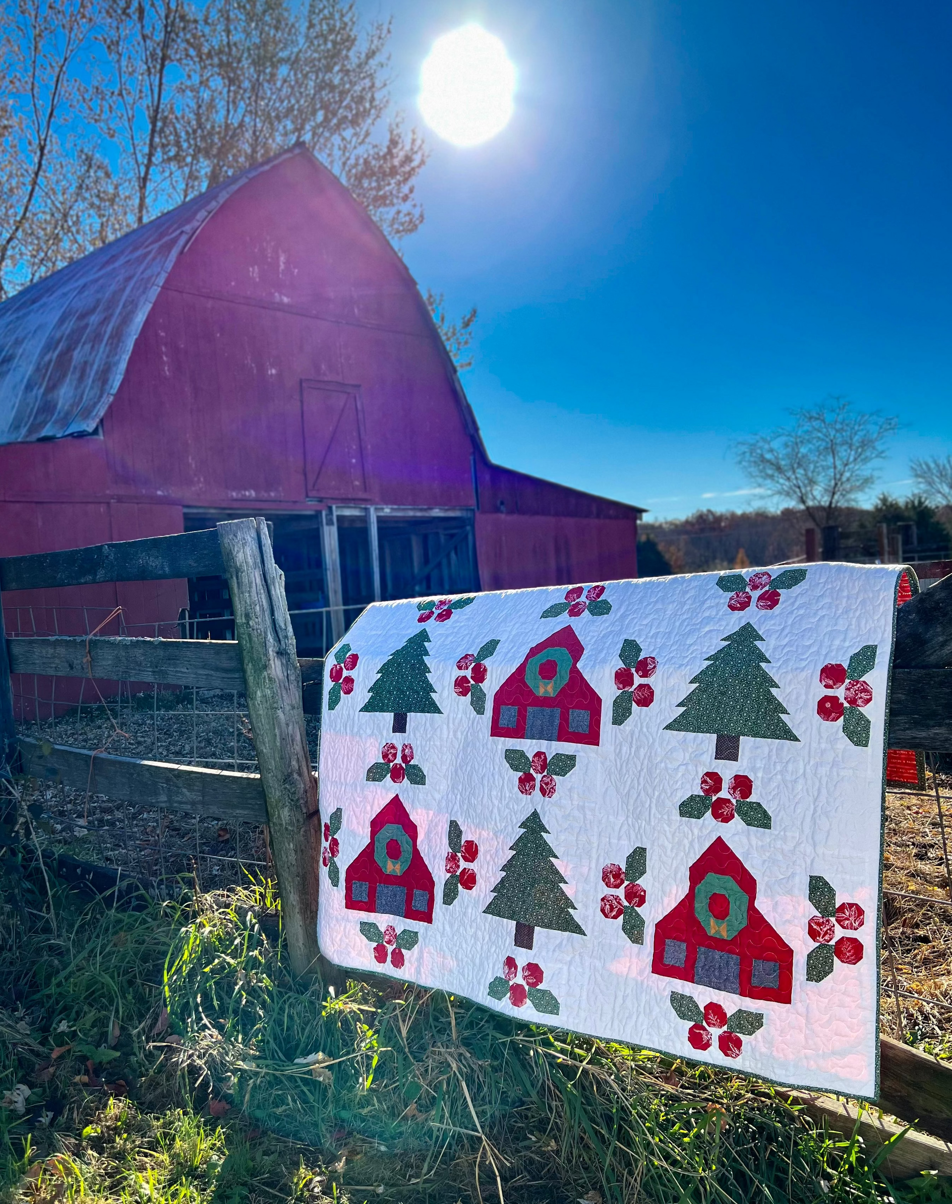 Christmas on the Farm Quilt Kit