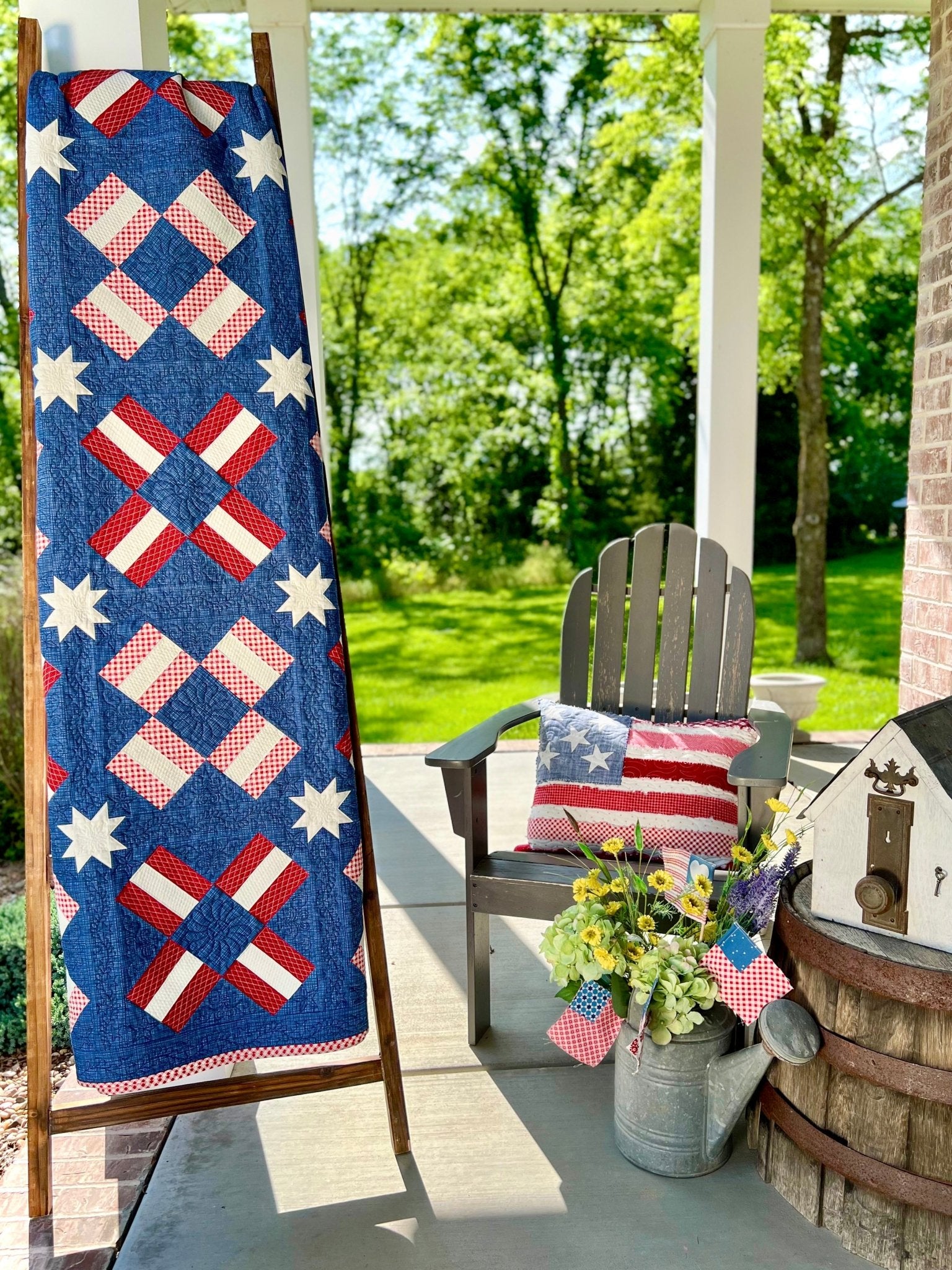 4th of July Night Sky Quilt Pattern - Easy Piecy Quilts