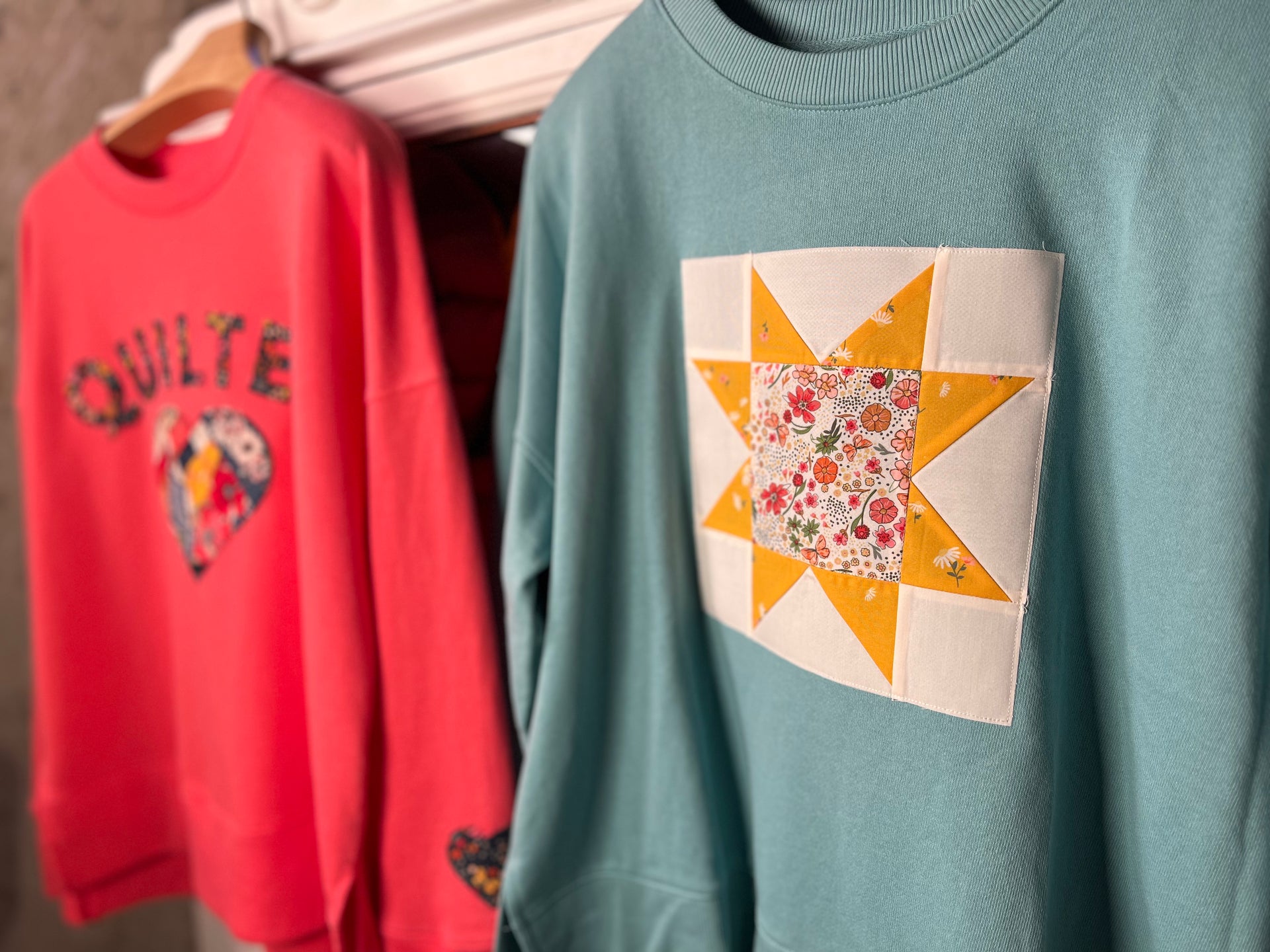 Quilter Sweatshirt Pattern Templates