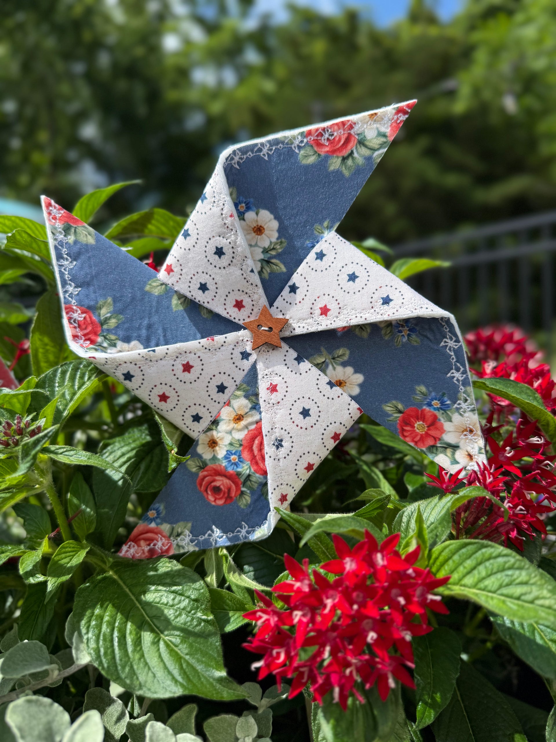 Patriotic Pinwheels Pattern
