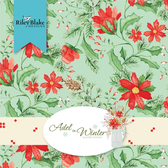 Adel in Winter Fabric Collection from Riley Blake - Easy Piecy Quilts