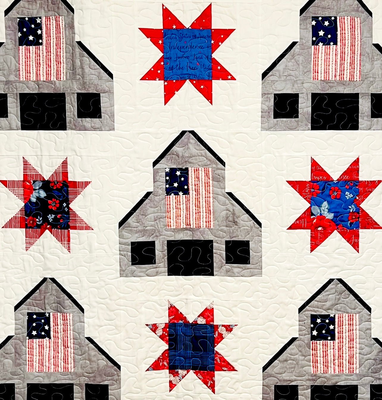 American Heartland Quilt Kit - Easy Piecy Quilts