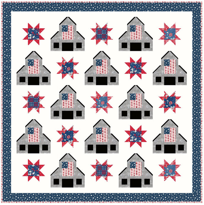 American Heartland Quilt Kit - Easy Piecy Quilts