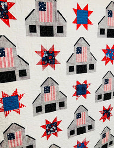 American Heartland Quilt Pattern - PAPER PRINT VERSION - Easy Piecy Quilts