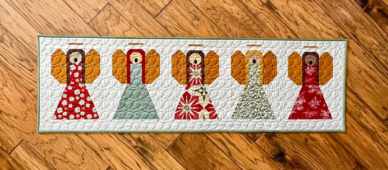 Angelic Choir Table Runner Pattern - Easy Piecy Quilts