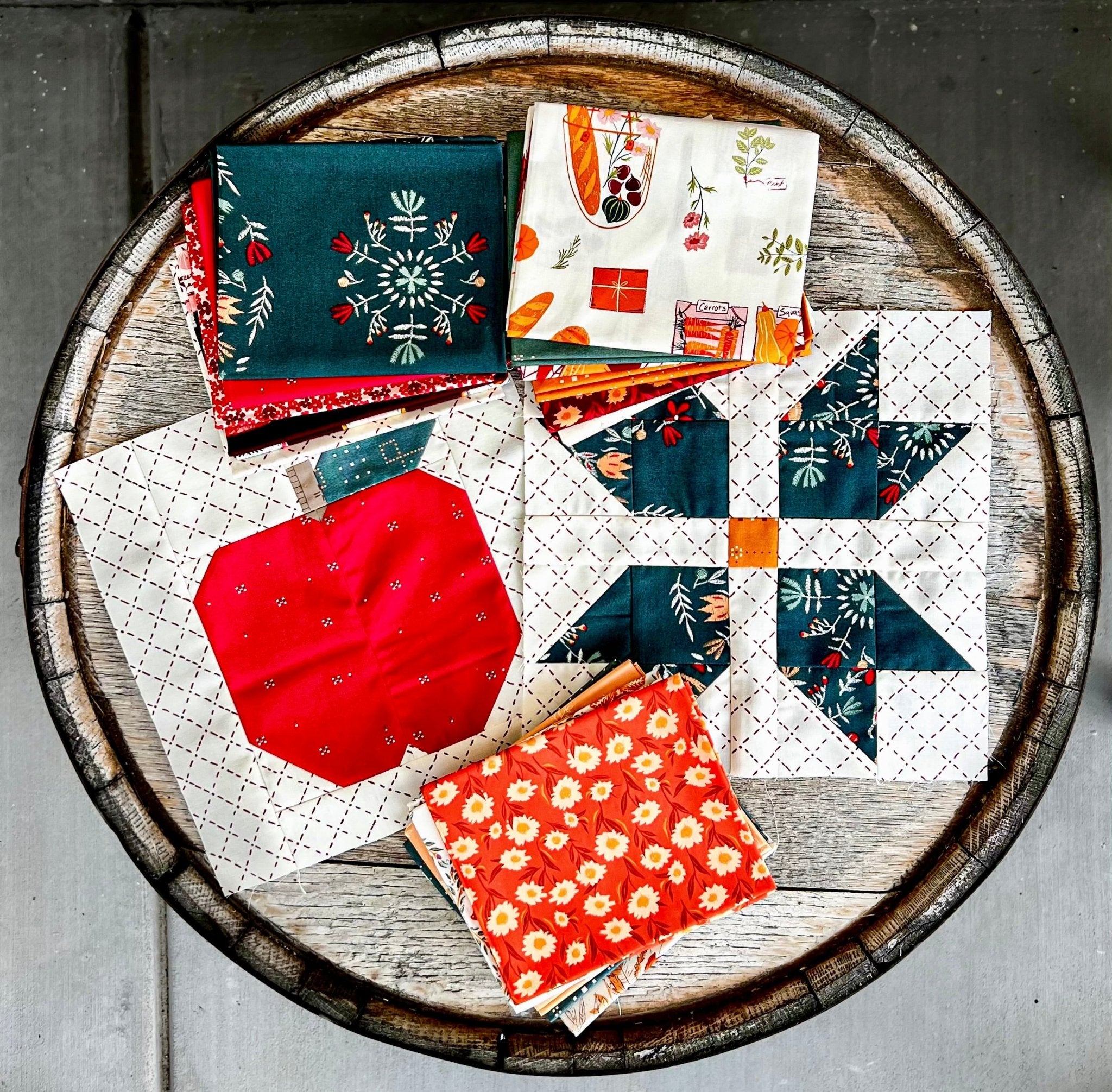 Apple Butter Quilt Kit - Easy Piecy Quilts
