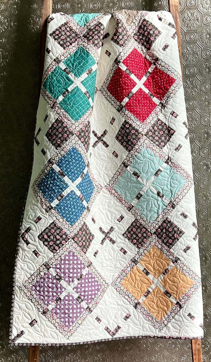 Argyle Quilt Pattern - Easy Piecy Quilts