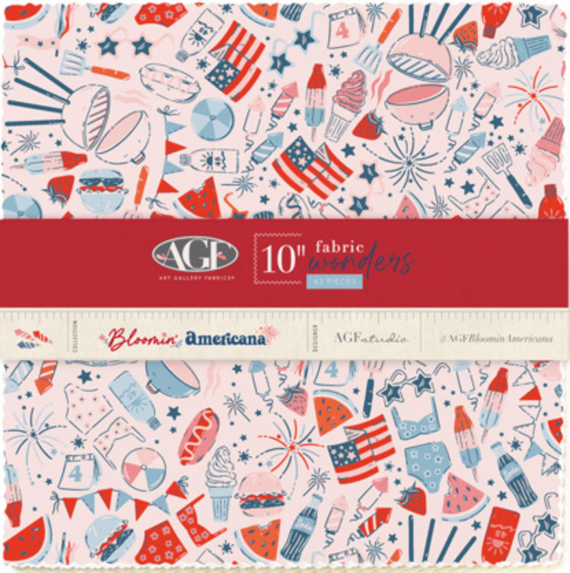 Bloomin' Americana, 14 FQ Bundle - Easy Piecy Quilts