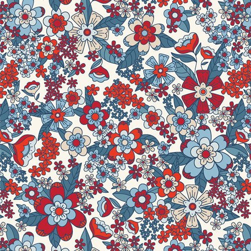 Bloomin' Americana, 14 FQ Bundle - Easy Piecy Quilts