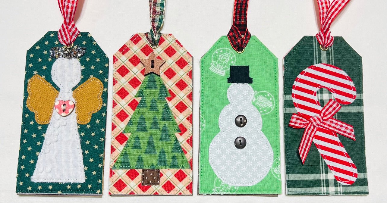 Christmas Gift Tag Pattern - Easy Piecy Quilts