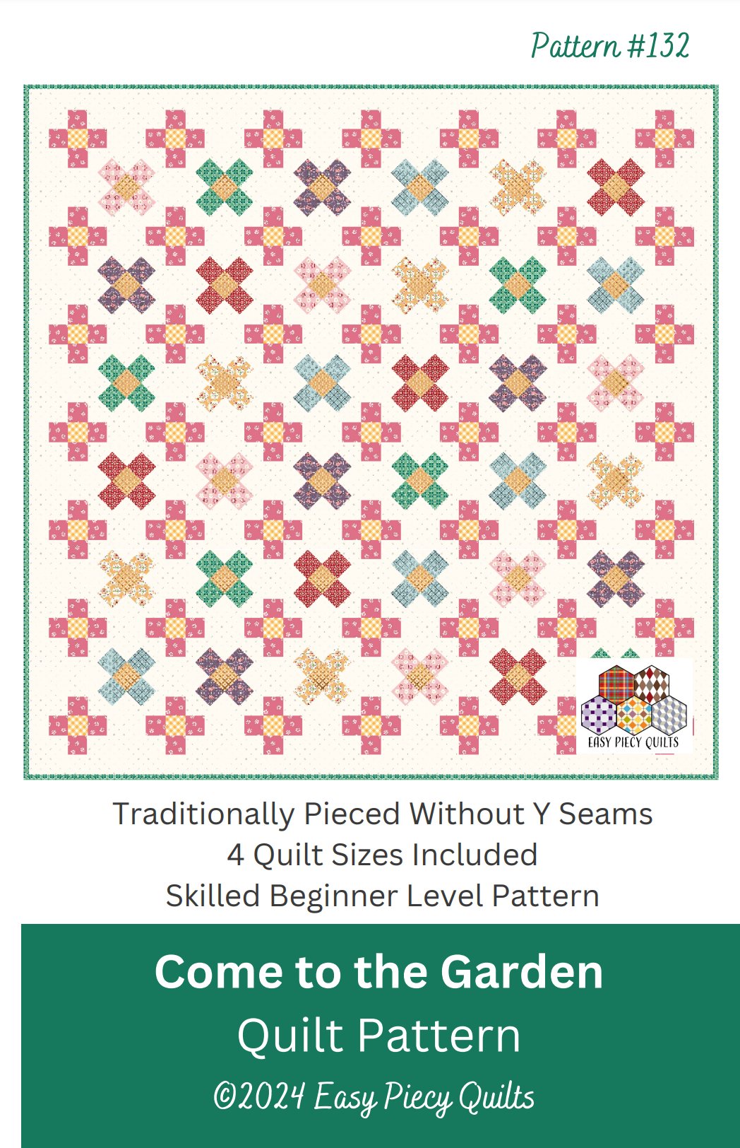 Come to the Garden Quilt Kit - Easy Piecy Quilts