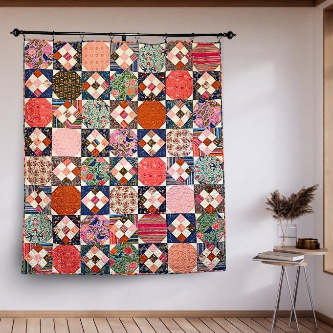 Crazy 8s & Nifty 9s Pattern, Paper Version - Easy Piecy Quilts