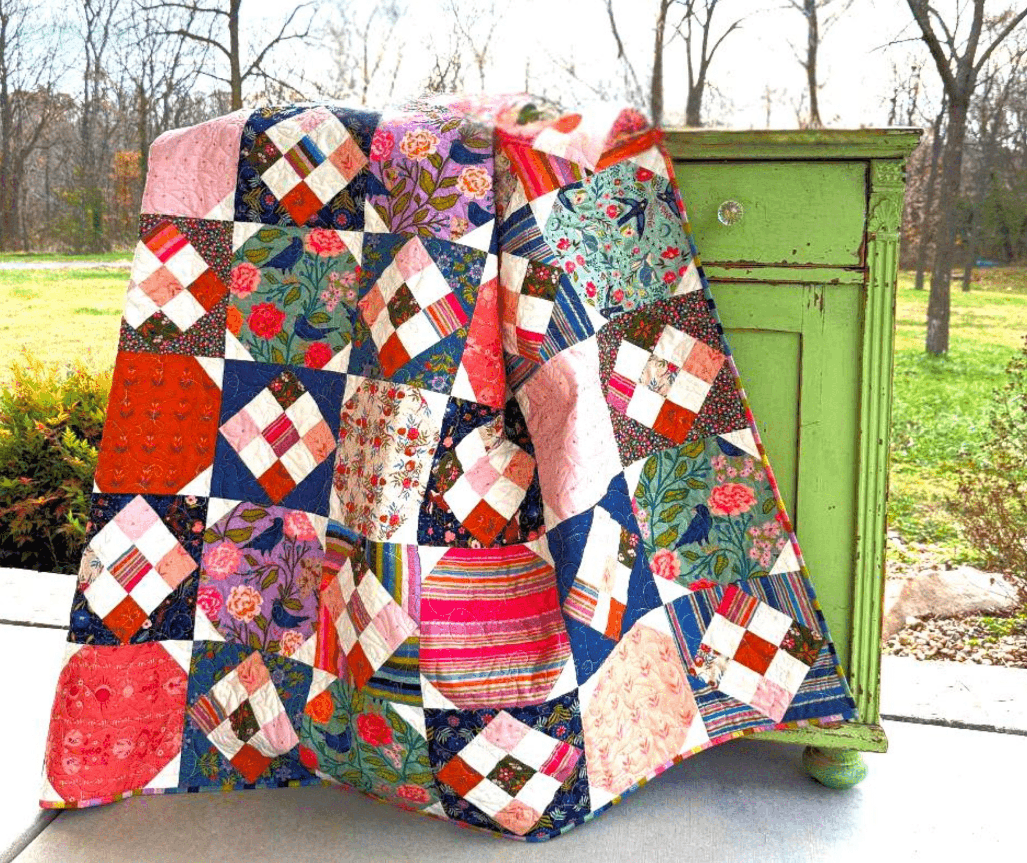 Crazy 8s & Nifty 9s Quilt Kit - Easy Piecy Quilts