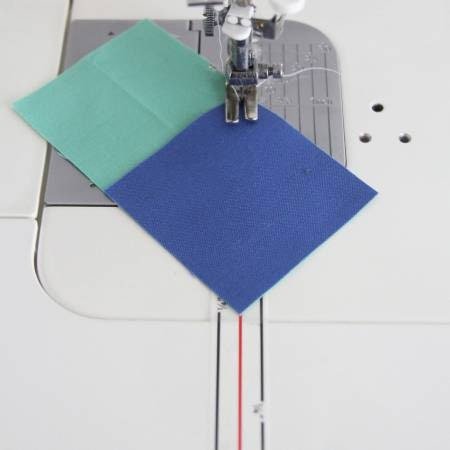 Diagonal Sewing Machine Seam Tape - Easy Piecy Quilts