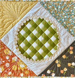 "Easy as Pie" Quilted Table Runner Pattern Paper Print Version - Easy Piecy Quilts