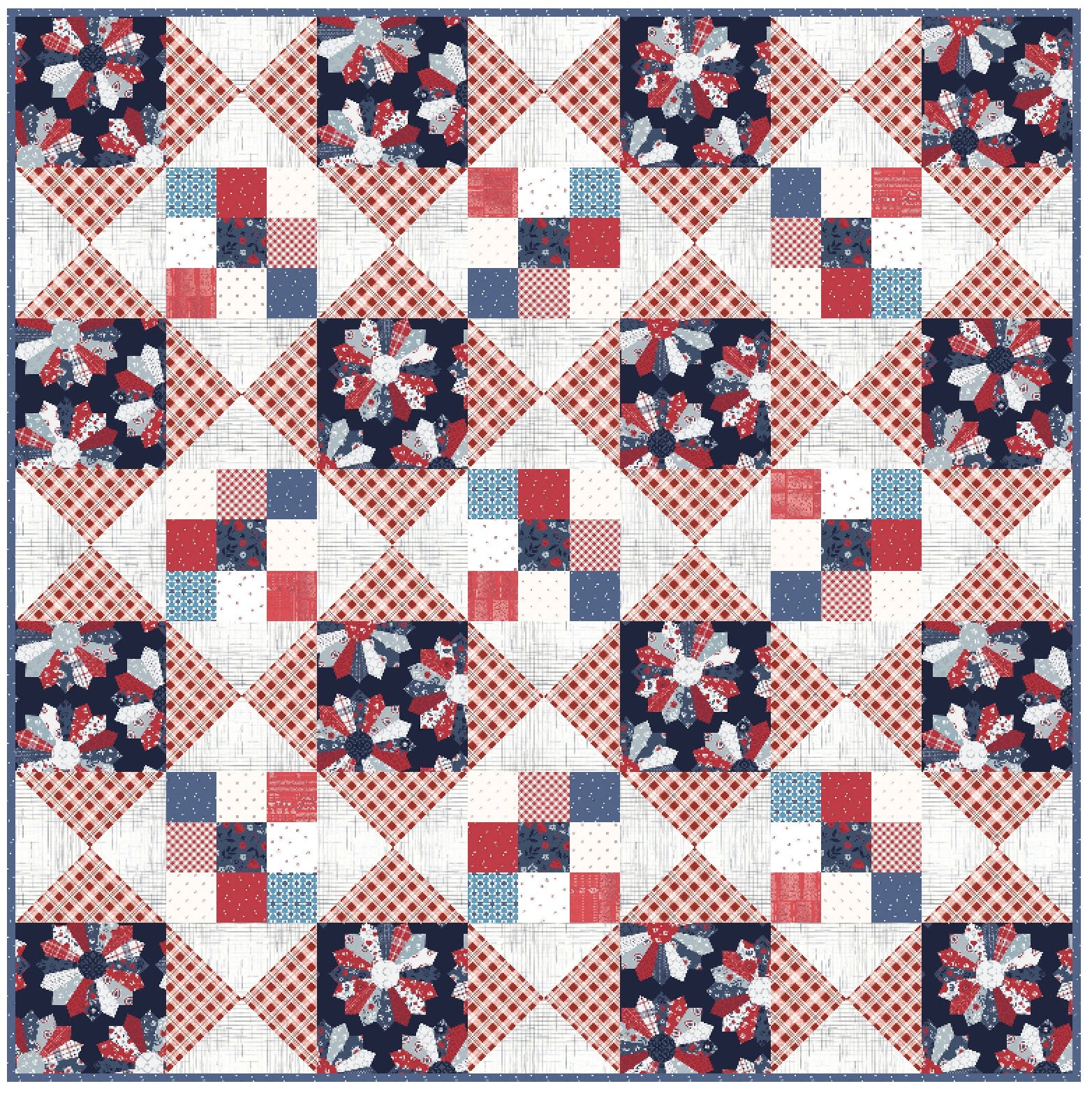 Fairfax Quilt Kit - Easy Piecy Quilts