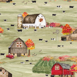 Fall Barn Quilts Fabric by Tara Reed for Riley Blake - Easy Piecy Quilts