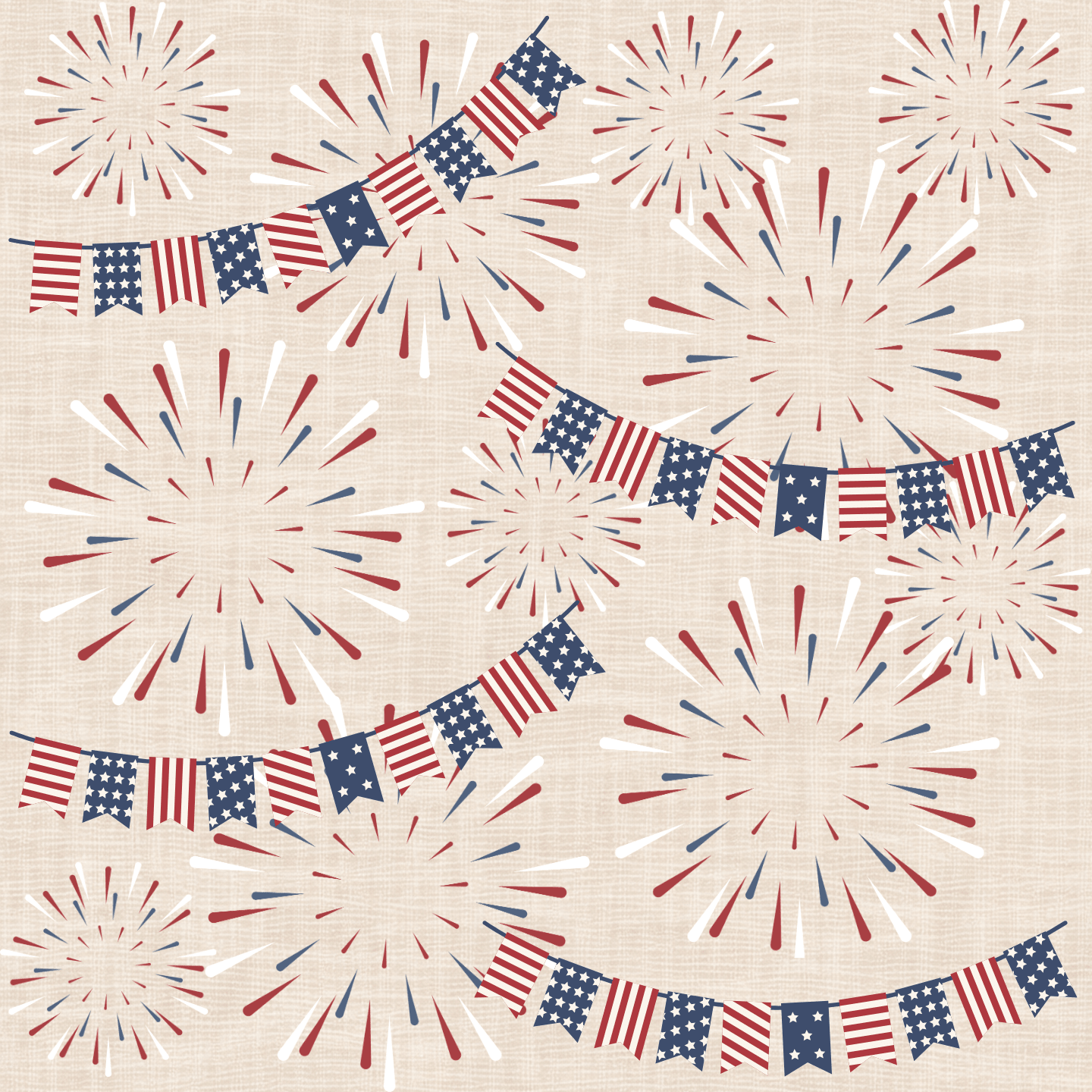 Farmhouse Flags Quilt Kit - Easy Piecy Quilts