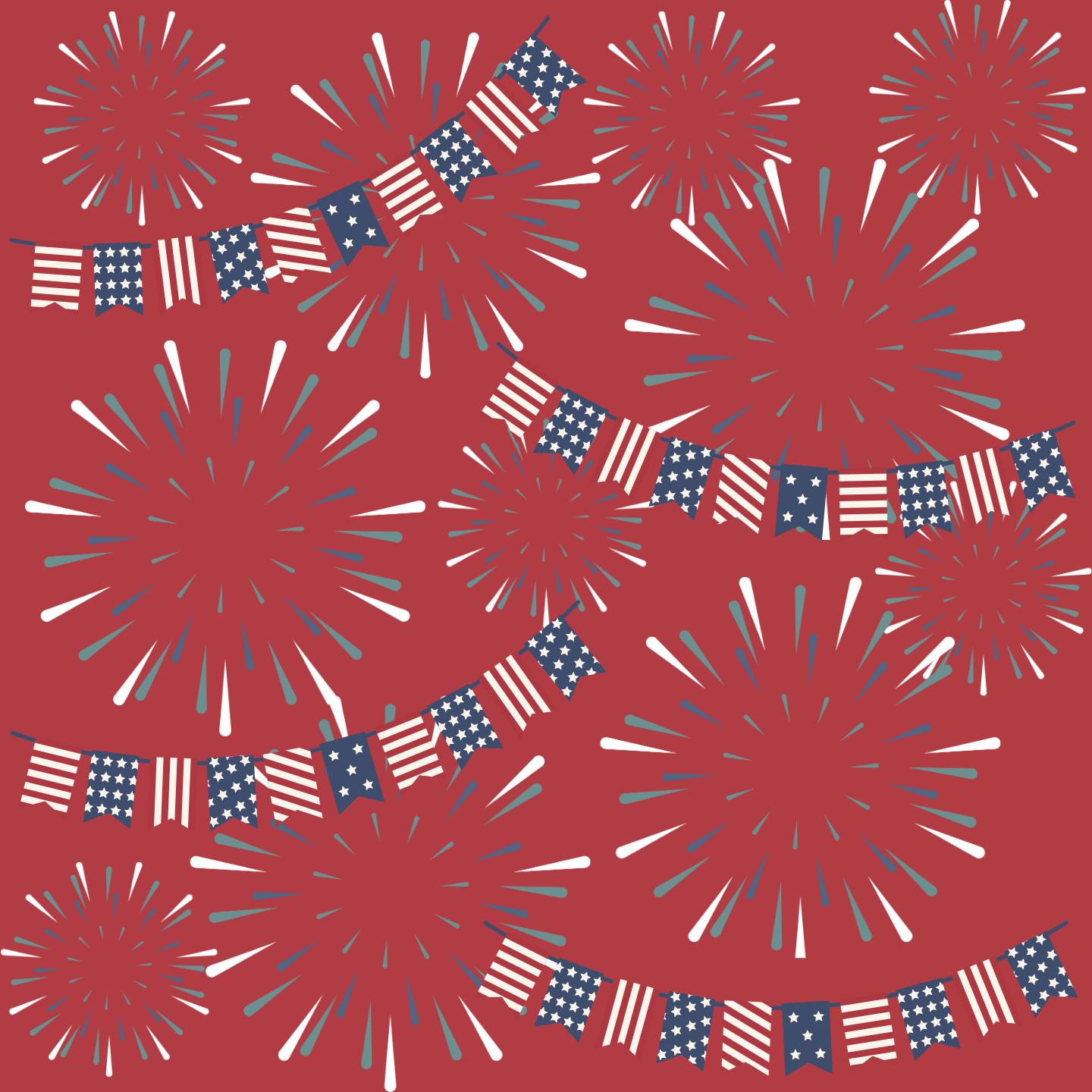 Farmhouse Flags Quilt Kit - Easy Piecy Quilts