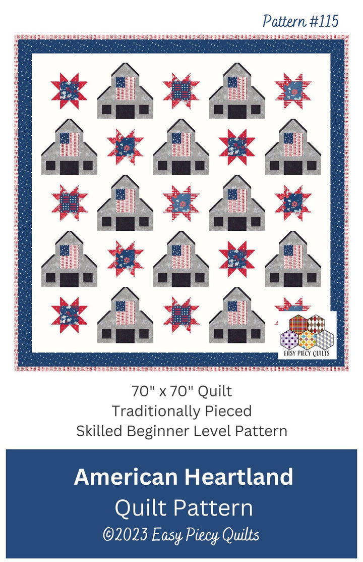 Farmhouse Quilt Pattern Set - Easy Piecy Quilts