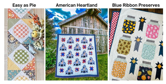 Farmhouse Quilt Pattern Set - Easy Piecy Quilts