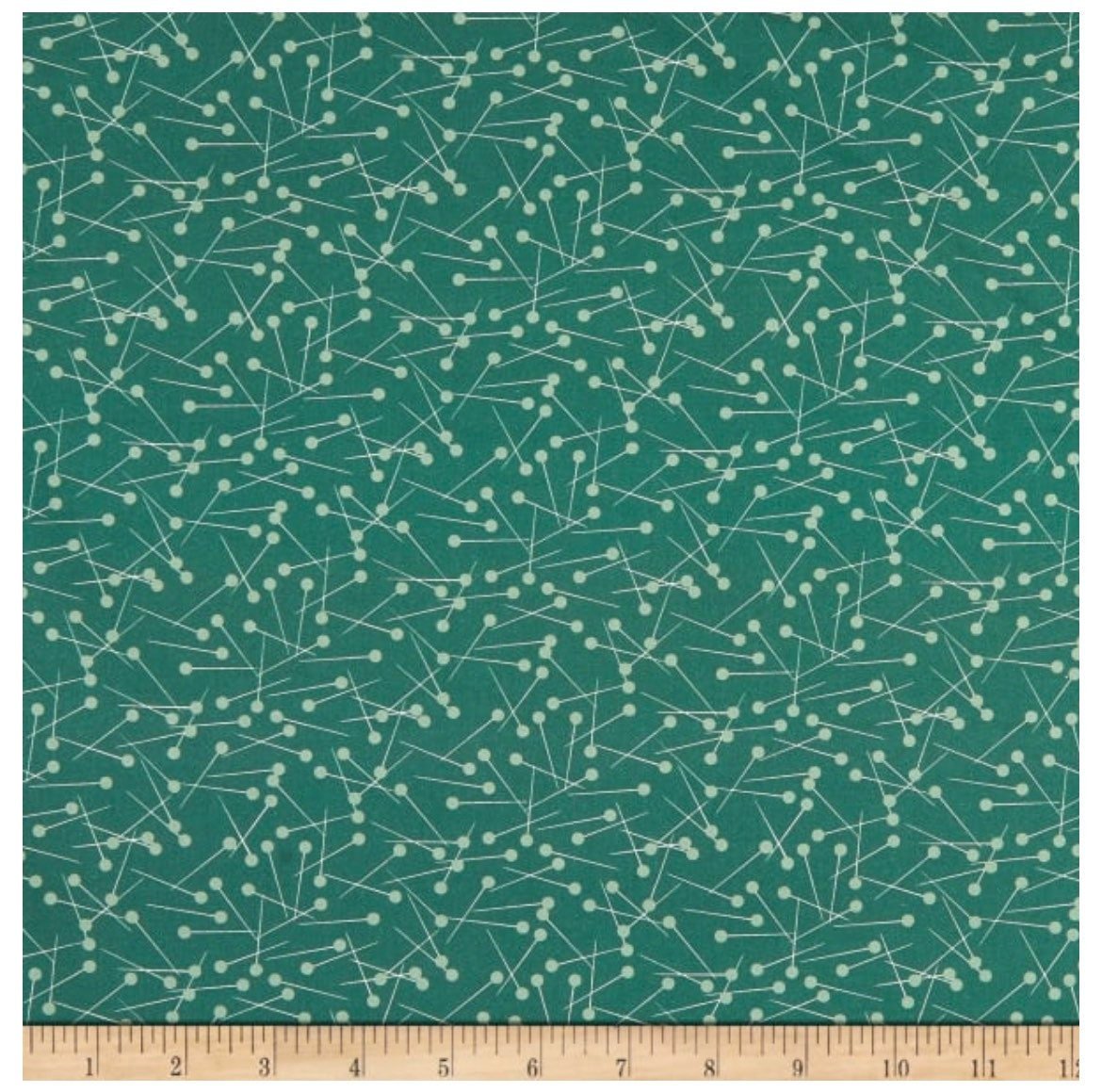 Fat Quarter Panel of Sewing Mood Fabric - Cool by Paintbrush Studios - Easy Piecy Quilts