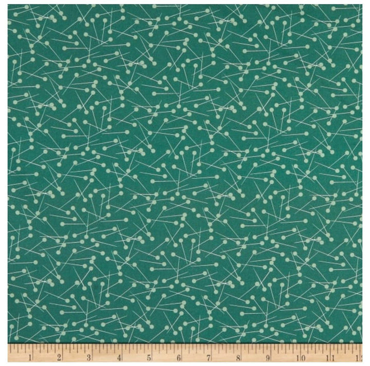 Fat Quarter Panel of Sewing Mood Fabric - Cool by Paintbrush Studios - Easy Piecy Quilts