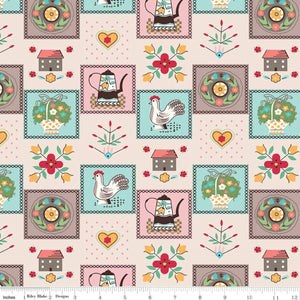 Flea Market Kitchen Fabric by Riley Blake - Easy Piecy Quilts