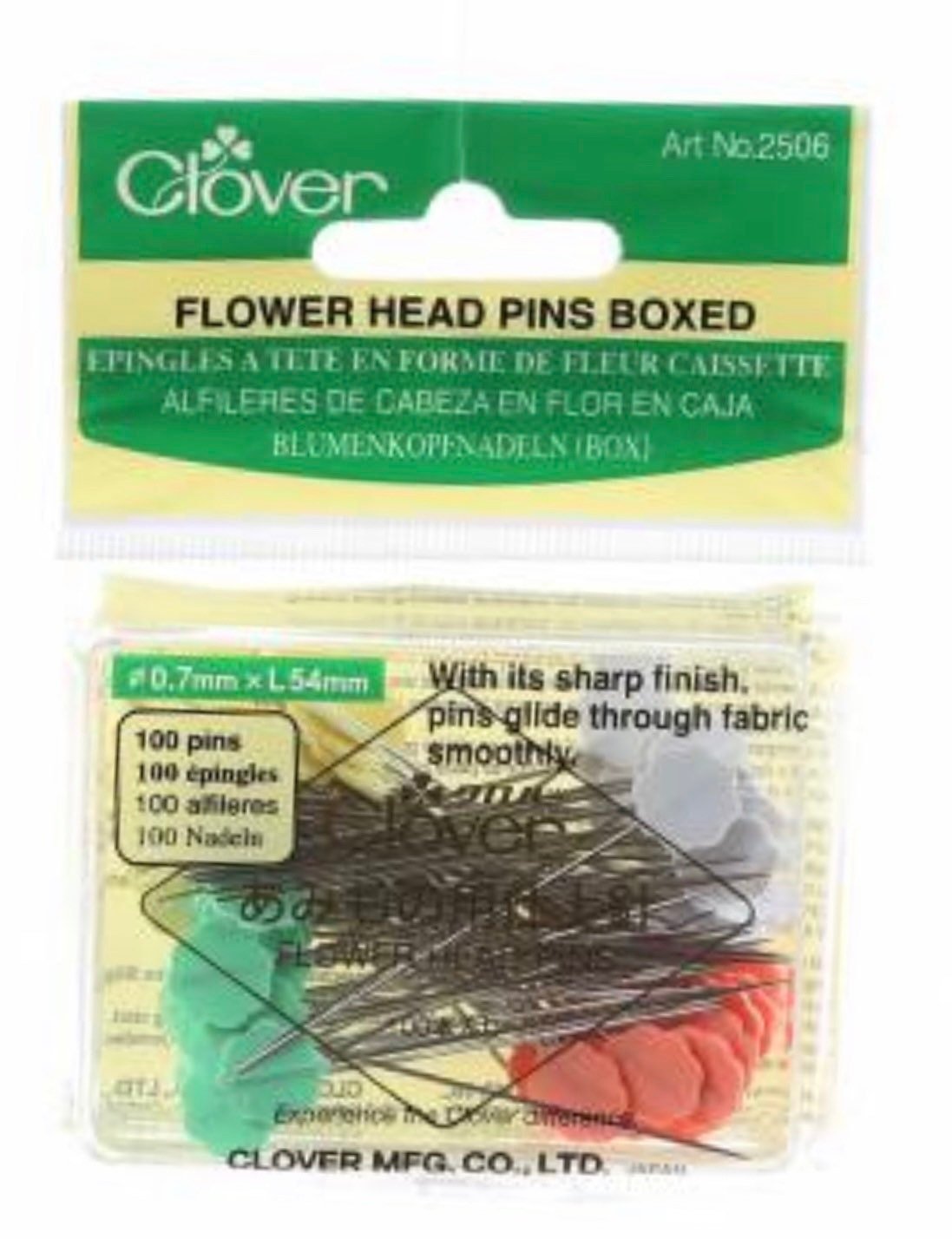 Floral Decorative Sewing and Quilting Pins - Easy Piecy Quilts