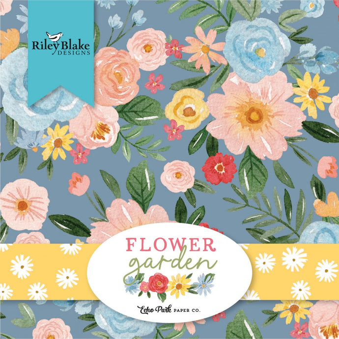 Flower Garden Fabric Collection from Riley Blake - Easy Piecy Quilts